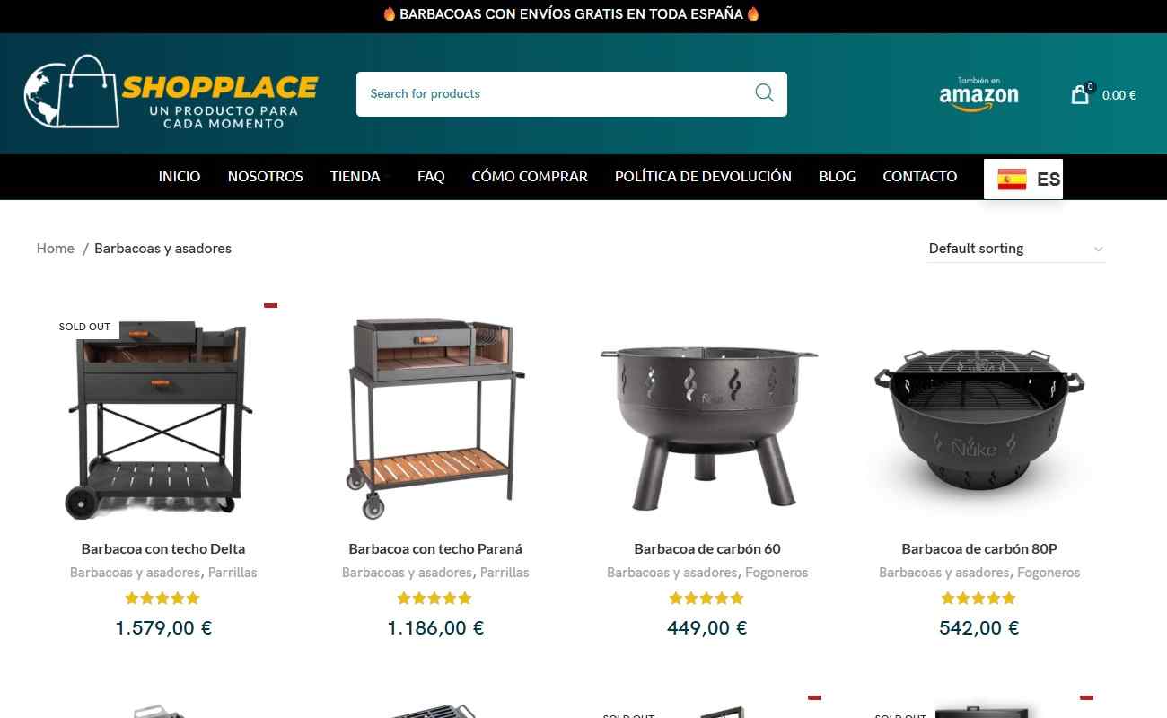 Shopplace — catálogo de productos
