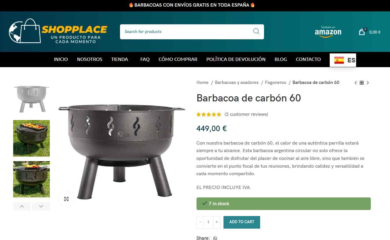 Shopplace — ficha de producto
